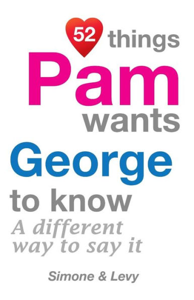 52 Things Pam Wants George To Know: A Different Way To Say It
