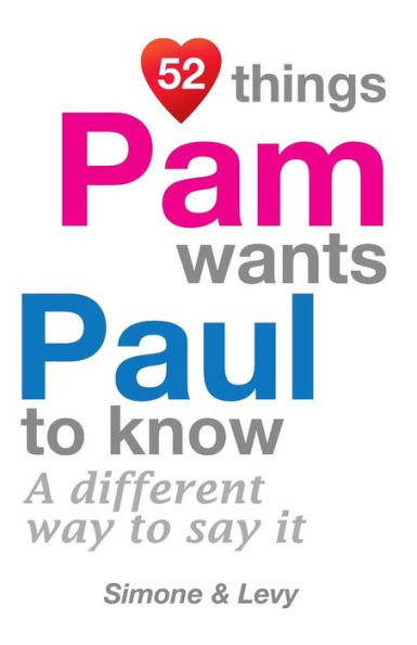 52 Things Pam Wants Paul To Know: A Different Way To Say It