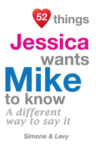 52 Things Jessica Wants Mike To Know: A Different Way To Say It