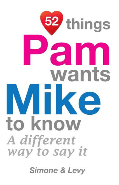 52 Things Pam Wants Mike To Know: A Different Way To Say It
