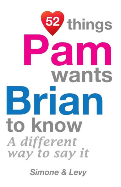 52 Things Pam Wants Brian To Know: A Different Way To Say It