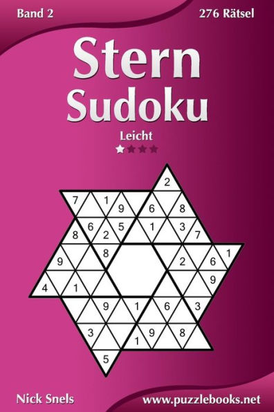 Stern Sudoku - Leicht - Band 2 - 276 Rätsel