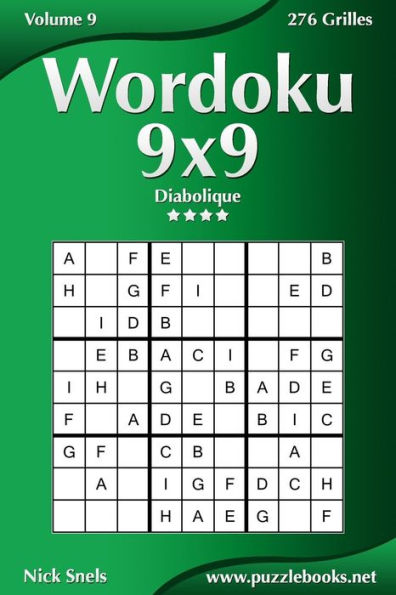 Wordoku 9x9 - Diabolique - Volume 9 - 276 Grilles