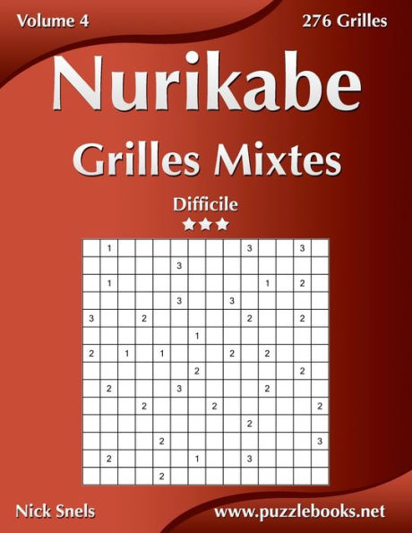 Nurikabe Grilles Mixtes - Difficile - Volume 4 - 276 Grilles