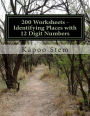 200 Worksheets - Identifying Places with 12 Digit Numbers: Math Practice Workbook