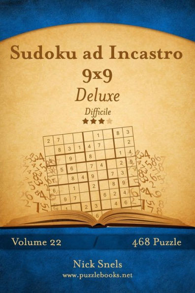 Sudoku ad Incastro 9x9 Deluxe - Difficile - Volume 22 - 468 Puzzle