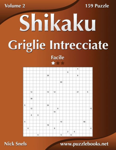 Shikaku Griglie Intrecciate - Facile - Volume 2 - 159 Puzzle