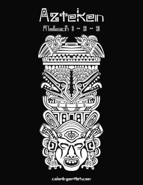 Azteken Malbuch 1, 2 & 3