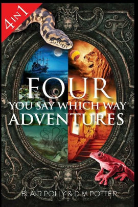 Four You Say Which Way Adventures Pirate Island In The Magician S House Lost In Lion Country Once Upon An Island By Blair Polly Dm Potter Paperback Barnes Noble