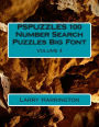 PSPUZZLES 100 Number Search Puzzles Big Font Volume 4