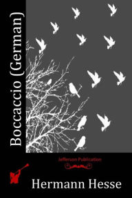 Title: Boccaccio (German), Author: Hermann Hesse