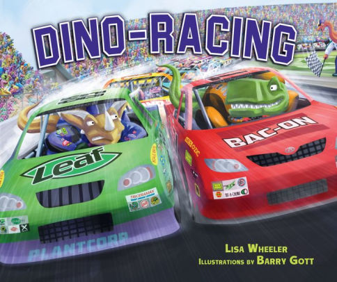 dinosaur racing car