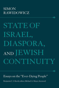 Title: State of Israel, Diaspora, and Jewish Continuity: Essays on the 