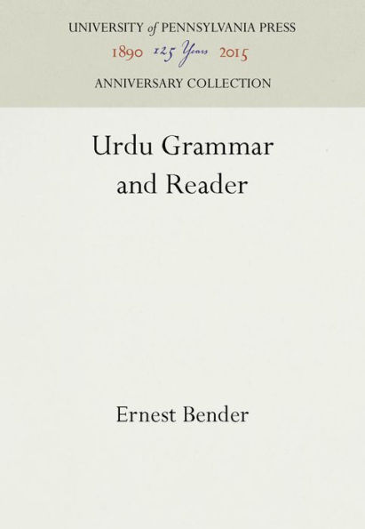 Urdu Grammar and Reader