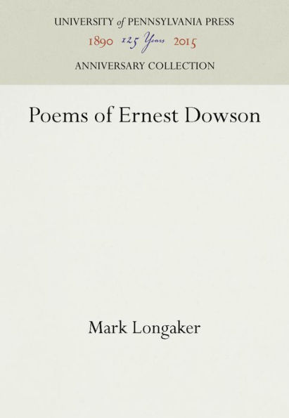 Poems of Ernest Dowson
