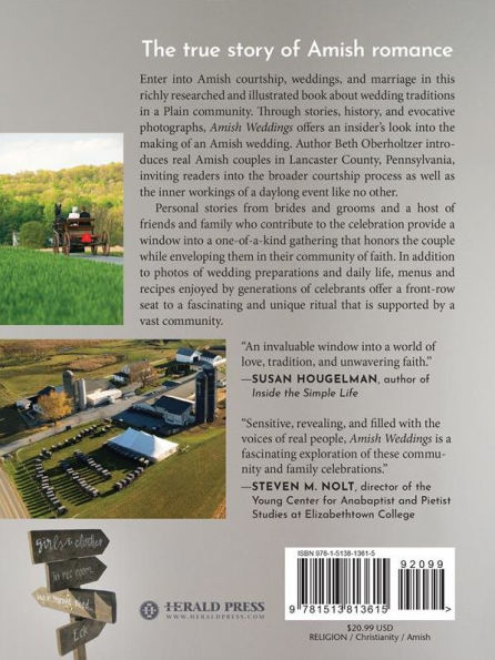 Amish Weddings: From Courtship to Celebration