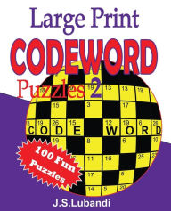 Title: Large Print Codeword Puzzles 2, Author: J S Lubandi