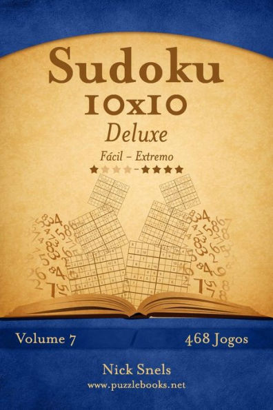 Sudoku 10x10 Deluxe - Fácil ao Extremo - Volume 14 - 468 Jogos