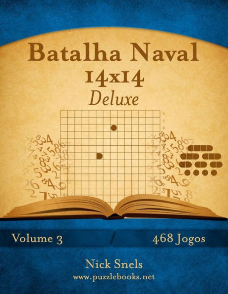 Batalha Naval 14x14 Deluxe - Volume 3 - 468 Jogos