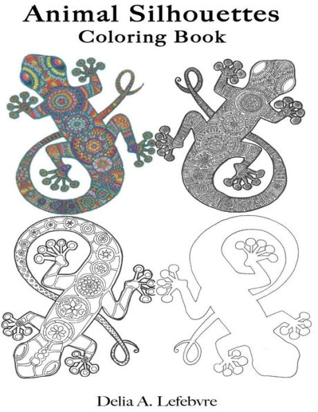 Animal Silhouettes: A Coloring Book for All Ages