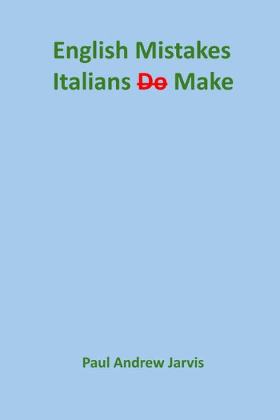 English Mistakes Italians Make