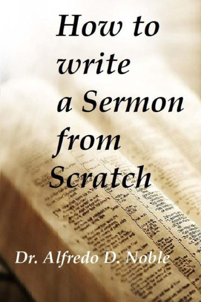 How to write a Sermon from Scratch