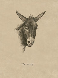 Title: Sorry Donkey. 6 cards, individually bagged with envelopes, Author: Cory Steffen