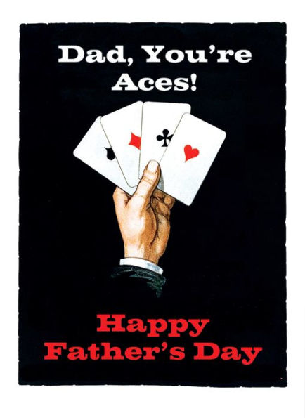 Father's Day Greeting Card Dad You're Aces