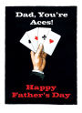 Alternative view 2 of Father's Day Greeting Card Dad You're Aces