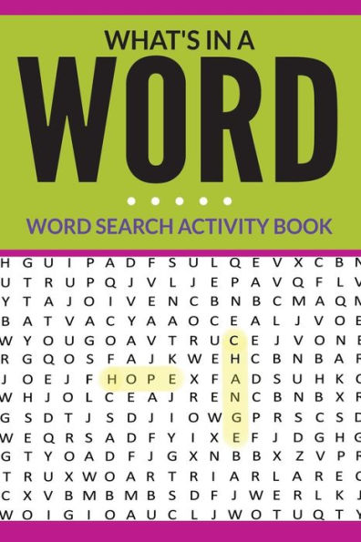 What's In A Word - word search activity book