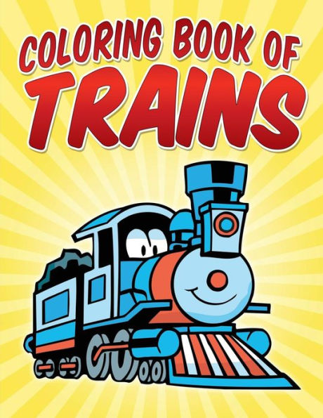Coloring Book of Trains