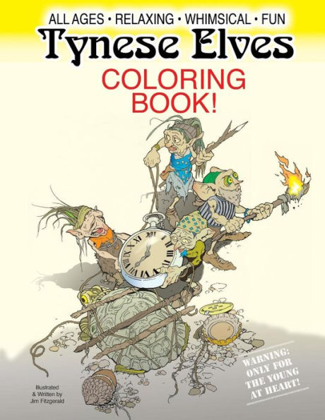 Tynese Elves coloring book