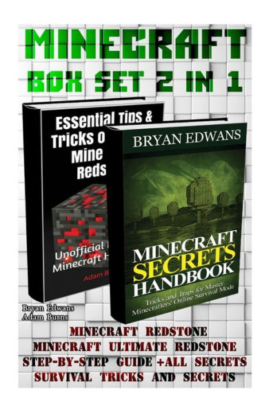 Minecraft BOX SET 2 IN 1: Minecraft Redstone. Minecraft Ultimate Redstone Step-by-Step Guide + All Secret Survival Tricks and Secrets: (Minecraft, Minecraft Secrets, Minecraft Stories, Minecraft Books