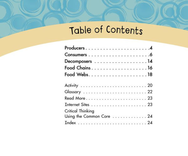 Food Chains and Webs