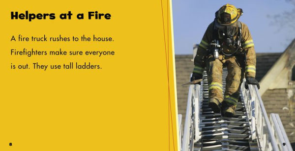 Community Helpers at a Fire