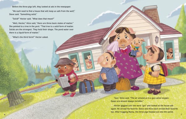 What's The Matter with Three Little Pigs?: Fairy-Tale Physics of