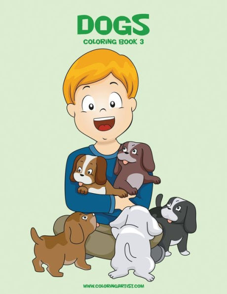 Dogs Coloring Book 3