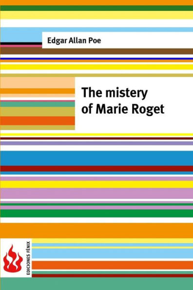 The mistery of Marie Roget: (low cost). limited edition
