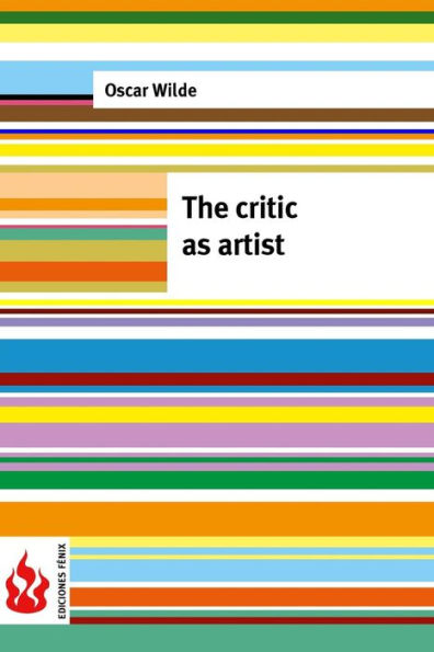 The critic as artist: (low cost). limited edition