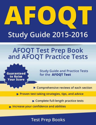 Afoqt Study Guide 2015 2016 Afoqt Test Prep Book And