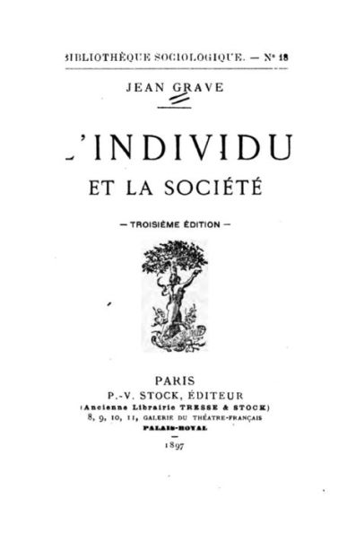 L'individu et la société