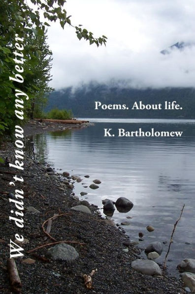 We didn't know any better: Poems. About life.