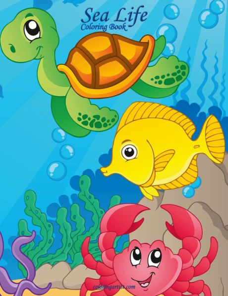 Sea Life Coloring Book 1