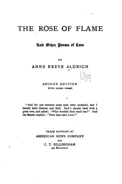 The Rose of Flame, and Other Poems Love