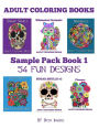 Adult Coloring Books: Sample Pack Book 1