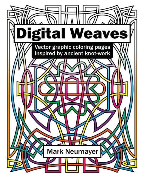 Digital Weaves: Vector Graphic Coloring Pages Inspired by Ancient Knot-work