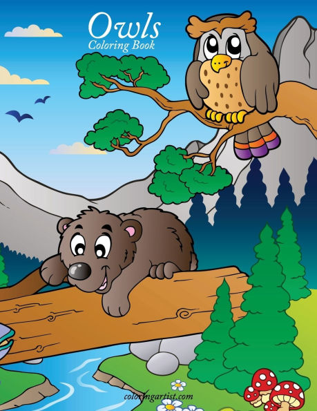Owls Coloring Book 1