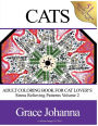 Adult Coloring Book for Cat Lovers: Stress Relieving Patterns Volume 2 (8.5