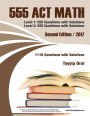 555 ACT math: 1110 questions with solutions