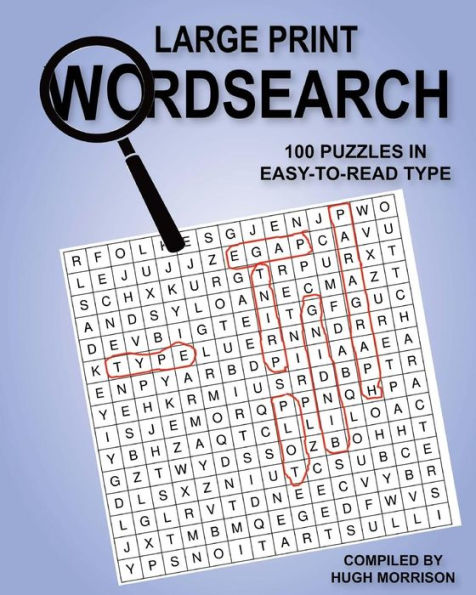 Large Print Wordsearch: 100 Puzzles in Easy-to-Read Type